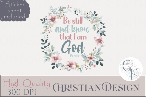 Be Still and Know, Christian PNG in Crafts