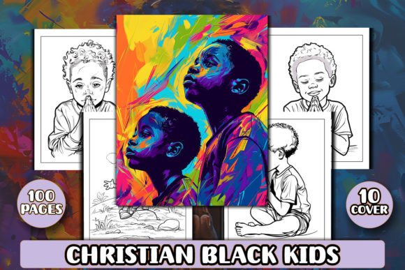 Christian Black Kids Coloring Pages Amp