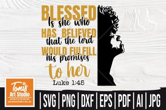 Christian Quote SVG PNG for Crafts Projects