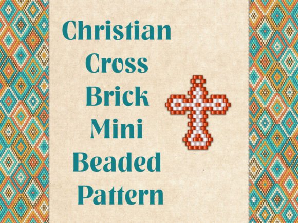 Christian Сross Embroidery Design