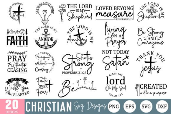 Christian SVG Bundle for Crafts