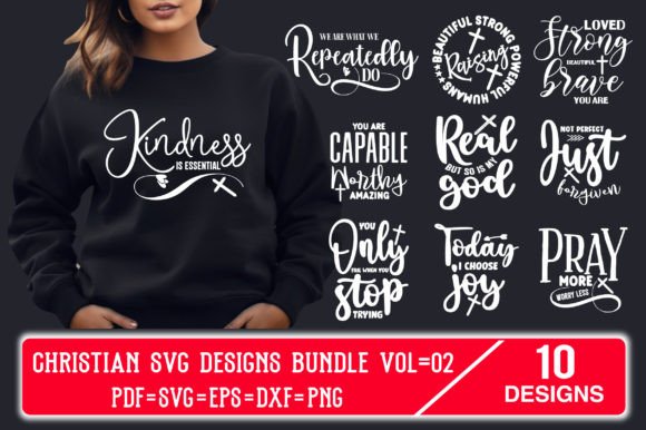 Christian SVG Designs Bundle Vol 02 & Crafts