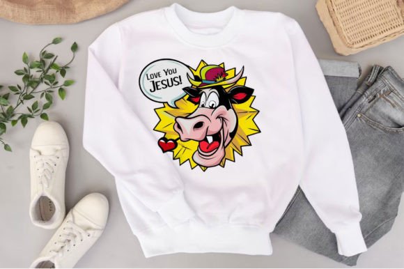 Funny Jesus Sublimation Clipart and Illustrations
