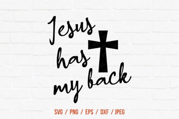 Jesus Has My Back Svg, Easter Crafts