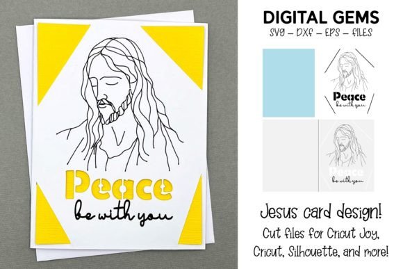 Jesus Insert Card SVG: Crafts for Digital Design