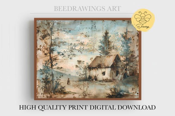 Oil Painting Jesus Wall Art 04 Illustrations