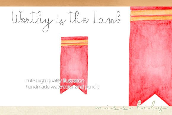 Red Christian Banner