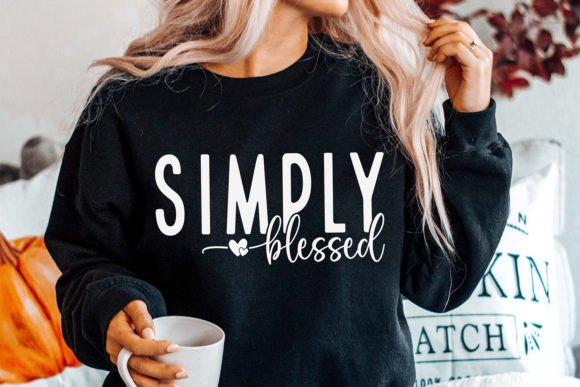 Simply Blessed SVG, Christian SVG and Crafts